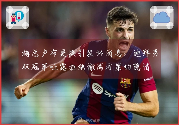 梅总卢布更换引发坏消息，迪拜男双冠军吐露拒绝撤离方案的隐情